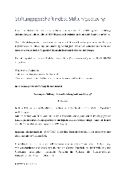 Satzung der Zukunftstiftung